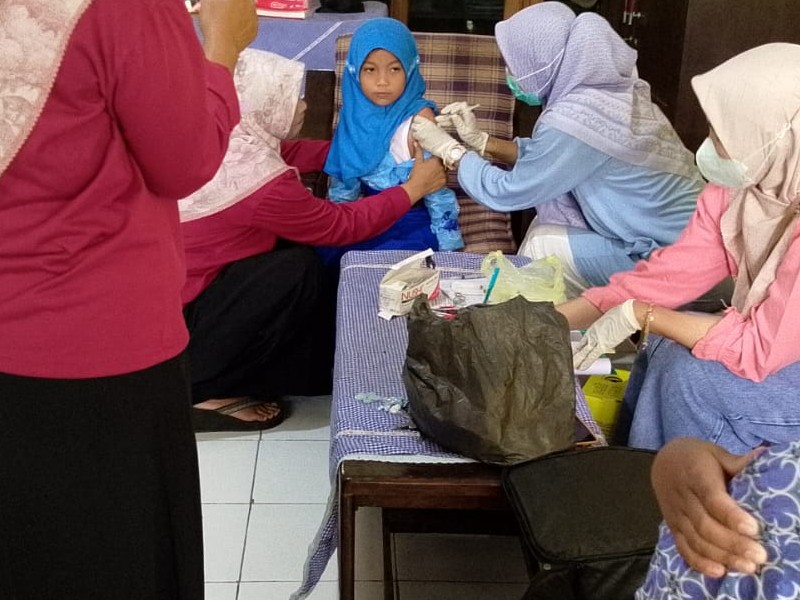 Kegiatan Imunisasi Campak–Rubela dan HPV